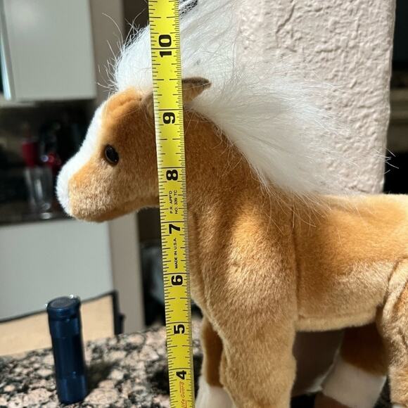 Aurora Palomino Horse 11" Stuffed Animal Plush - Picture 6 of 9